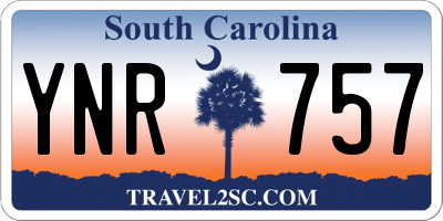 SC license plate YNR757