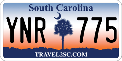 SC license plate YNR775