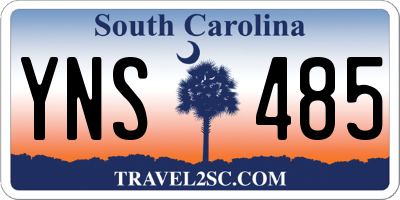 SC license plate YNS485