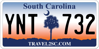 SC license plate YNT732