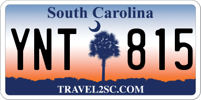SC license plate YNT815