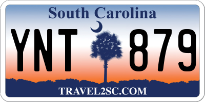 SC license plate YNT879