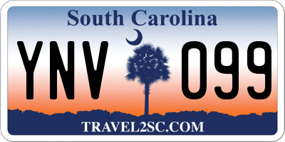 SC license plate YNV099