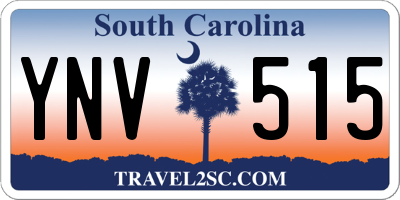SC license plate YNV515