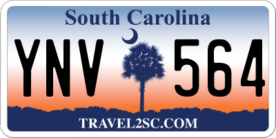 SC license plate YNV564