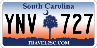 SC license plate YNV727