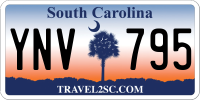 SC license plate YNV795