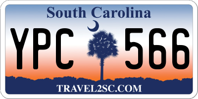 SC license plate YPC566