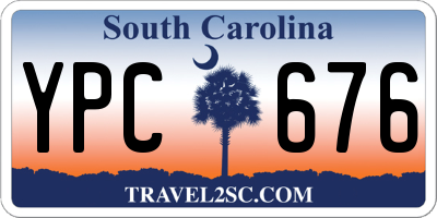 SC license plate YPC676