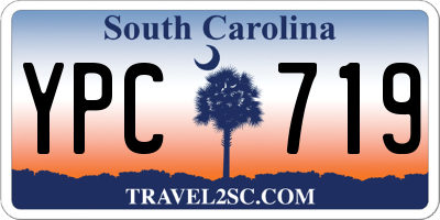 SC license plate YPC719