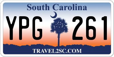SC license plate YPG261