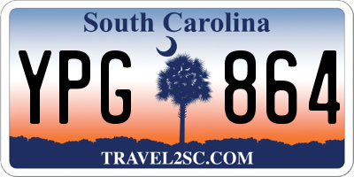 SC license plate YPG864