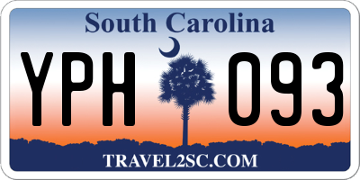 SC license plate YPH093