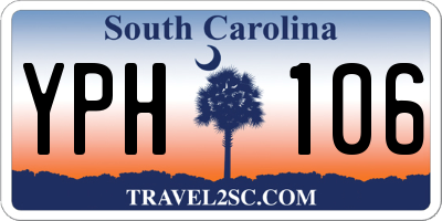 SC license plate YPH106