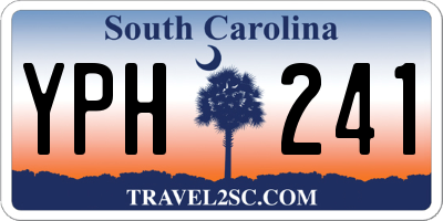 SC license plate YPH241