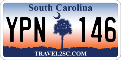 SC license plate YPN146