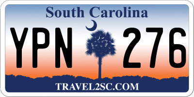 SC license plate YPN276