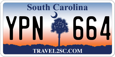 SC license plate YPN664