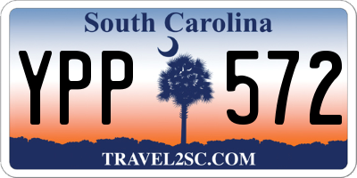 SC license plate YPP572