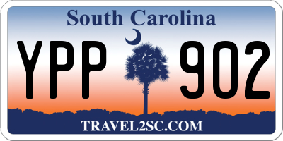 SC license plate YPP902