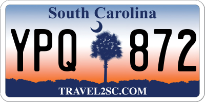 SC license plate YPQ872