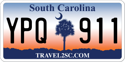 SC license plate YPQ911