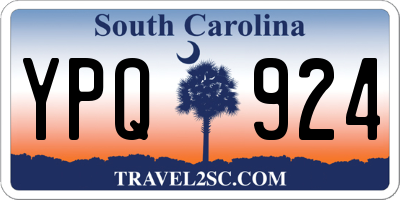 SC license plate YPQ924