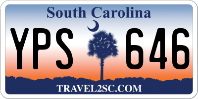 SC license plate YPS646