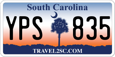 SC license plate YPS835