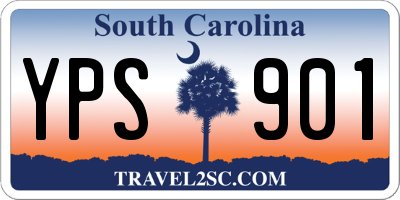 SC license plate YPS901