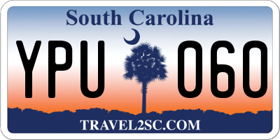 SC license plate YPU060