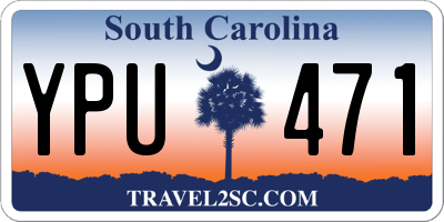 SC license plate YPU471