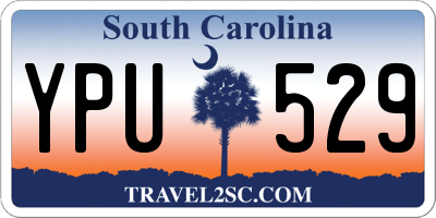 SC license plate YPU529