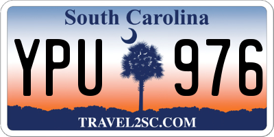 SC license plate YPU976