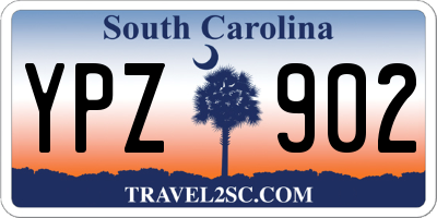 SC license plate YPZ902