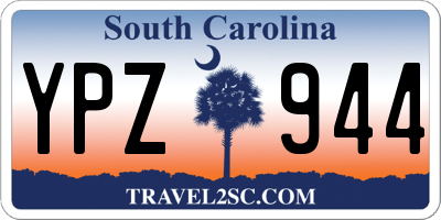 SC license plate YPZ944