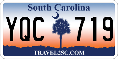 SC license plate YQC719