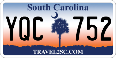 SC license plate YQC752