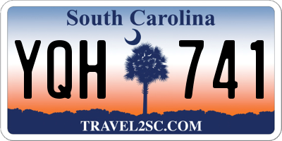SC license plate YQH741