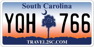 SC license plate YQH766