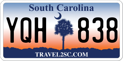 SC license plate YQH838