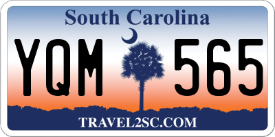 SC license plate YQM565
