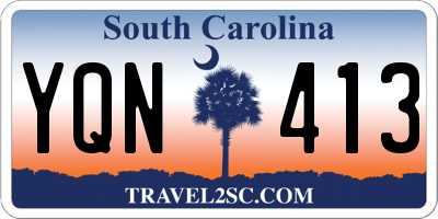 SC license plate YQN413