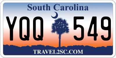 SC license plate YQQ549