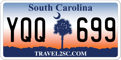 SC license plate YQQ699
