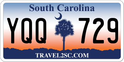 SC license plate YQQ729