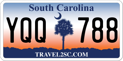 SC license plate YQQ788