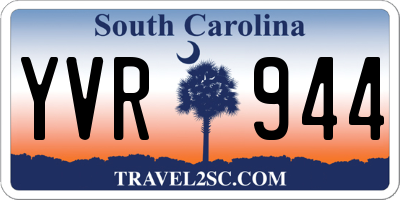 SC license plate YVR944