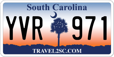 SC license plate YVR971