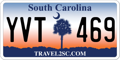 SC license plate YVT469